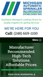 Mobile Screenshot of michiganautomatic.com