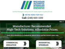 Tablet Screenshot of michiganautomatic.com